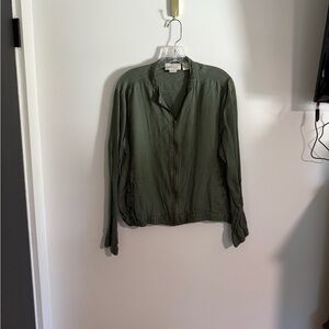 Cynthia Rowley Olive Bomber Jacket